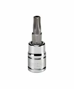 Powerbuilt 1/4 Inch Drive T-25 Tamper Proof Star Bit Socket - 648499