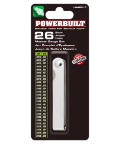 Powerbuilt 26 Blade Master Feeler Gauge Set - 648517 -Hot Sale Powerbuilt Shop 648517 05