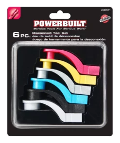 Powerbuilt 6 Pc. Disconnect Tool Set Heater, AC, Cooler Lines - 648551 9 Powerbuilt 6 Pc. Disconnect Tool Set Heater, AC, Cooler Lines - 648551 -Hot Sale Powerbuilt Shop 648551 05