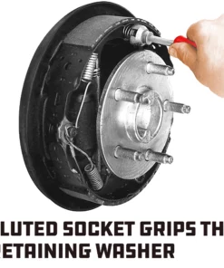 Powerbuilt Universal Drum Brake Retaining Spring Washer Tool - 648592 -Hot Sale Powerbuilt Shop 648592 04