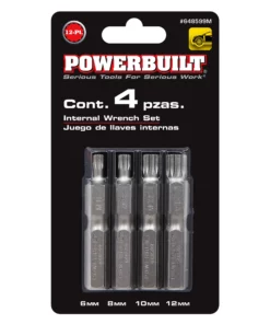 Powerbuilt 4 Pc. XZN Triple Square Spline Bit 12 Point Set, M6-M12 - 648599M 9 Powerbuilt 4 Pc. XZN Triple Square Spline Bit 12 Point Set, M6-M12 - 648599M -Hot Sale Powerbuilt Shop 648599m 05