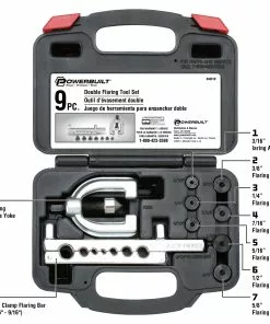 Powerbuilt 9 Piece Double Flaring Tool Kit - 648610 -Hot Sale Powerbuilt Shop 648610 02