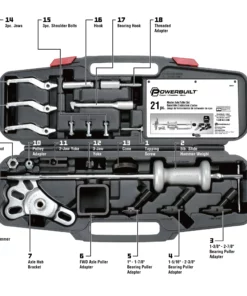 Powerbuilt 21 Piece Master Axle Puller Kit - 648611 -Hot Sale Powerbuilt Shop 648611 03