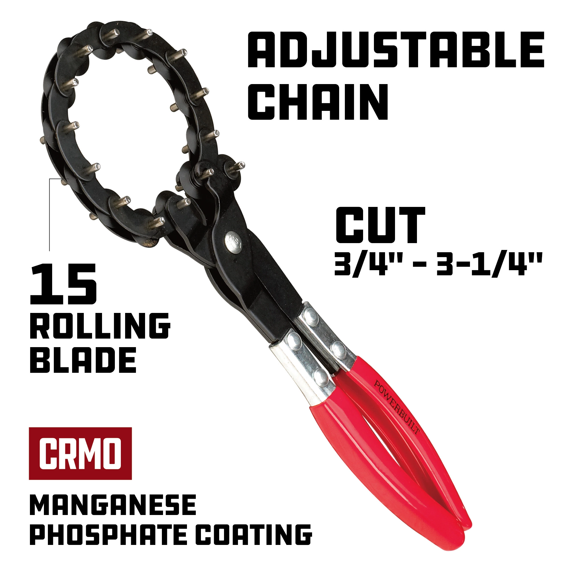 Powerbuilt 4 Piece Exhaust Service Set - 648612 4 Powerbuilt 4 Piece Exhaust Service Set - 648612 - Image 4