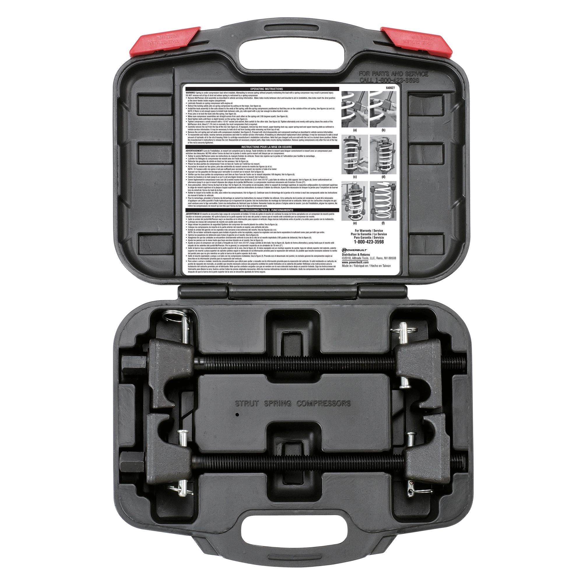 Powerbuilt Strut Spring Compressor Kit - 648627E 3 Powerbuilt Strut Spring Compressor Kit - 648627E - Image 3