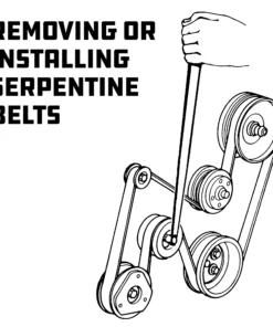 Powerbuilt Serpentine Belt Tool - 648629 -Hot Sale Powerbuilt Shop 648629 04