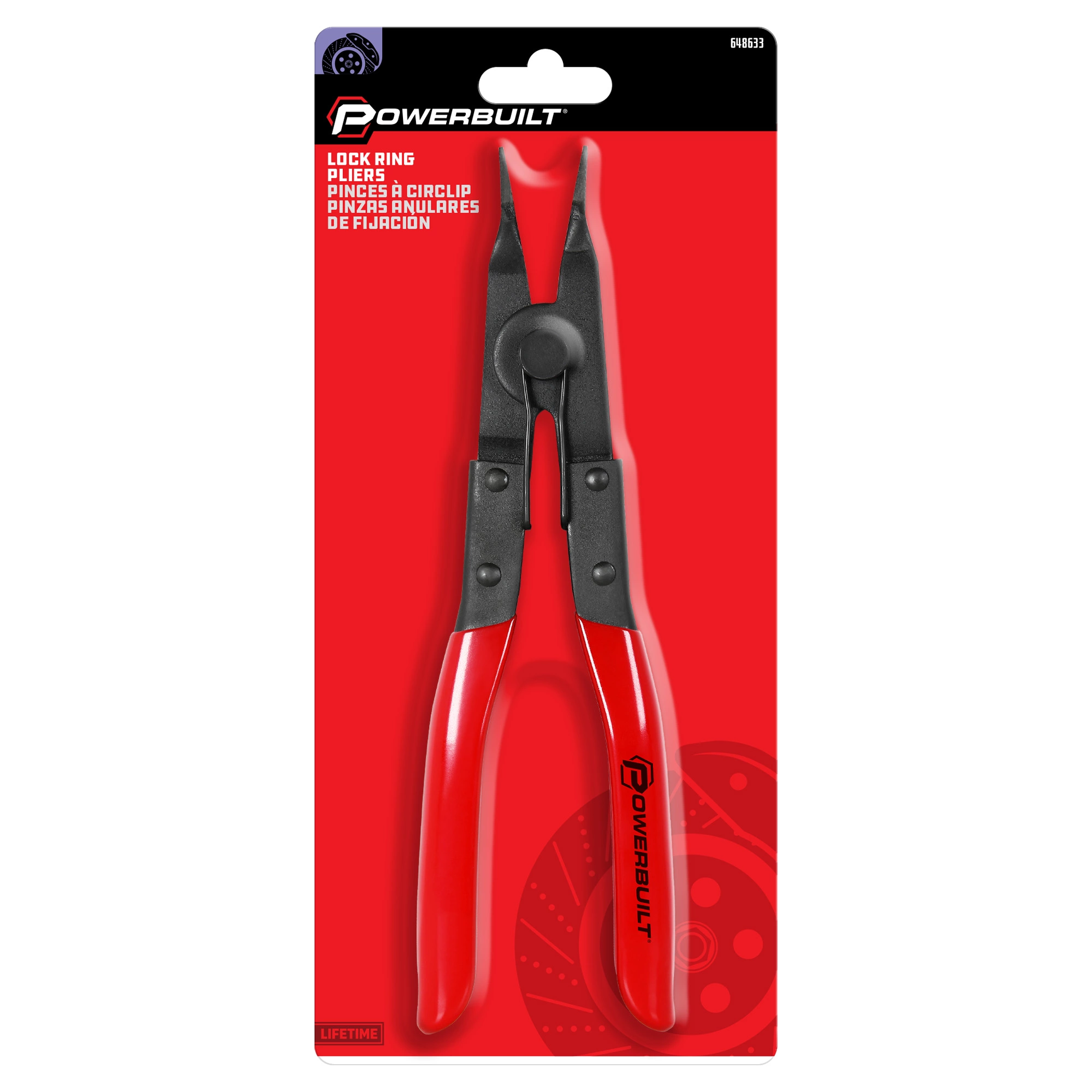 Powerbuilt Internal Snap Ring Pliers - 648633 5 Powerbuilt Internal Snap Ring Pliers - 648633 - Image 5