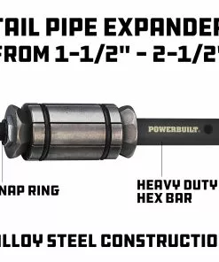 Powerbuilt 2 Piece Exhaust Set Kit 9, Pipe Cutter, Pipe Expander - 648634 -Hot Sale Powerbuilt Shop 648634 05