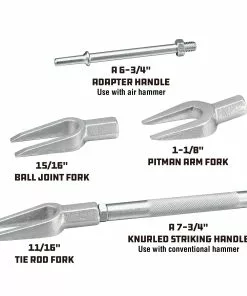 Powerbuilt 5 Piece Front-End Fork Set - 648646 -Hot Sale Powerbuilt Shop 648646 03 2