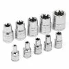 Powerbuilt 10 Pc. E-Torx Socket Set, From E4 to E18 - 648667