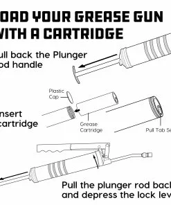 Powerbuilt Mini Pistol Grip Grease Gun - 648755 -Hot Sale Powerbuilt Shop 648755 05