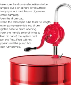 Powerbuilt Rotary Barrel Pump - 648771 -Hot Sale Powerbuilt Shop 648771 03