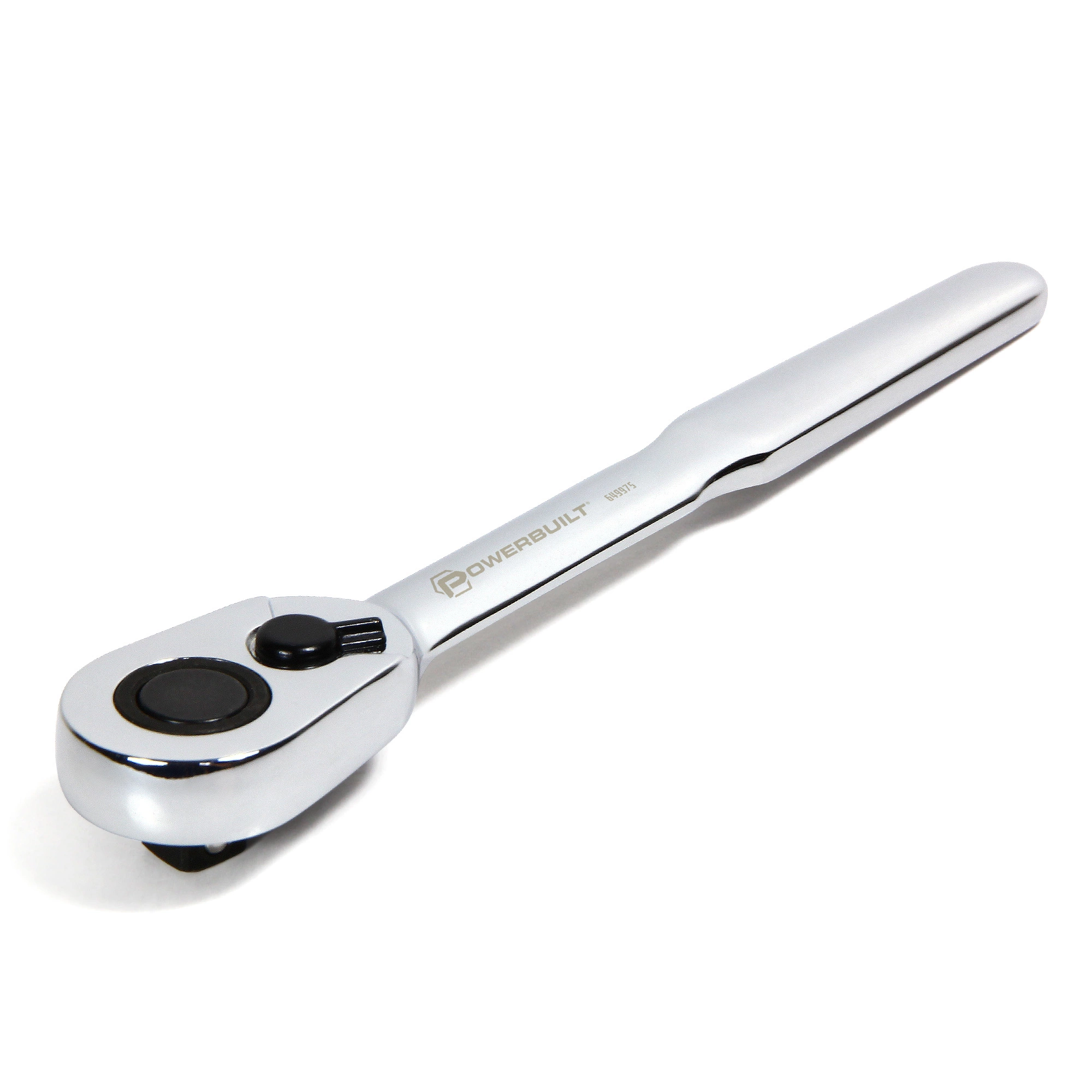 Powerbuilt 3/8 Inch Drive 60 Tooth Low-Profile Ratchet - 649975 1 Powerbuilt 3/8 Inch Drive 60 Tooth Low-Profile Ratchet - 649975