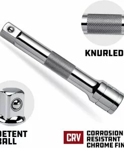 Powerbuilt 3/8" Dr.4 Piece Extension Bar Set 1-3/4", 3", 6", 8" bars - 640844 -Hot Sale Powerbuilt Shop 71SiLblLvHL. AC SL1500