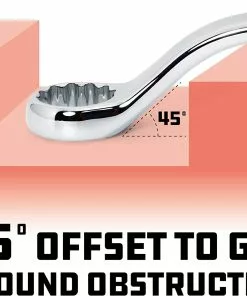 Powerbuilt 5 Piece Metric Offset Box End Wrench Set, 45 Degree Offset for Added Reach, Z-Drive Broaching Reduces Round-Off, Chr -Hot Sale Powerbuilt Shop 71YXg9jEiQL. AC SL1500