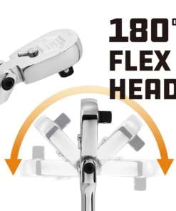 Powerbuilt 3/8 Inch Drive 72 Tooth Sealed Head Flex Ratchet - 649934 -Hot Sale Powerbuilt Shop 72t20flex20head20ratchet 03