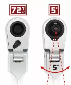 Powerbuilt 3/8 Inch Drive 72 Tooth Pro Tech 17 Inch Long Reach Flex Head Ratchet with Contour Handle - 649953 9 Powerbuilt 3/8 Inch Drive 72 Tooth Pro Tech 17 Inch Long Reach Flex Head Ratchet with Contour Handle - 649953 -Hot Sale Powerbuilt Shop 72t20protech20flex20ratchet 03 6