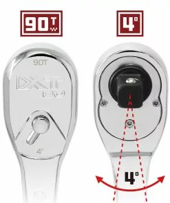 Powerbuilt 1/4 Inch Drive 90 Tooth Pro Tech (XT90) Professional Ratchet - 649937 -Hot Sale Powerbuilt Shop 90t20ratchet 02 2