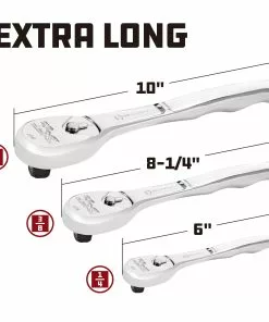 Powerbuilt 1/4 Inch Drive 90 Tooth Pro Tech (XT90) Professional Ratchet - 649937 -Hot Sale Powerbuilt Shop 90t20ratchet 04 2