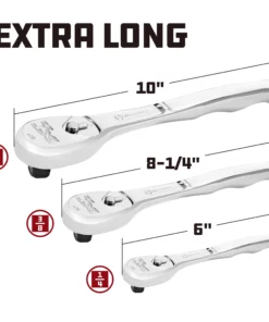 Powerbuilt 1/2 Inch Drive 90 Tooth Pro Tech (XT90) Professional Ratchet - 649939 -Hot Sale Powerbuilt Shop 90t20ratchet 04