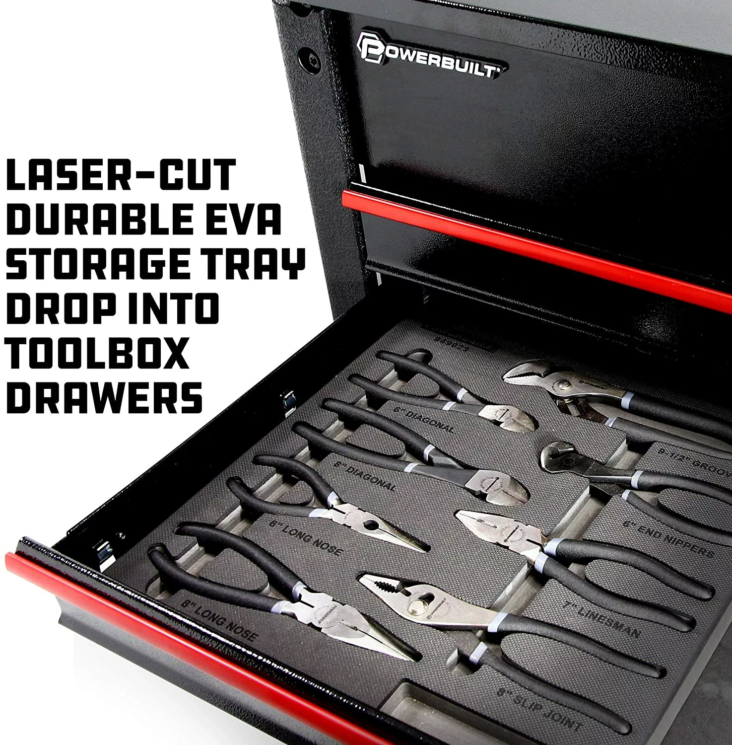 Powerbuilt Alltrade 949023 9Pc Pliers Set 4 Powerbuilt Alltrade 949023 9Pc Pliers Set - Image 4