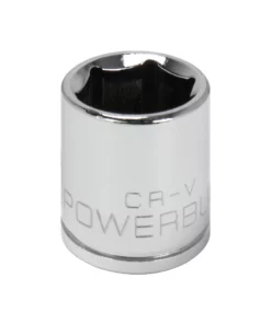 Powerbuilt 3/8 in. Drive x 17mm 6 Point Metric Socket - 940032
