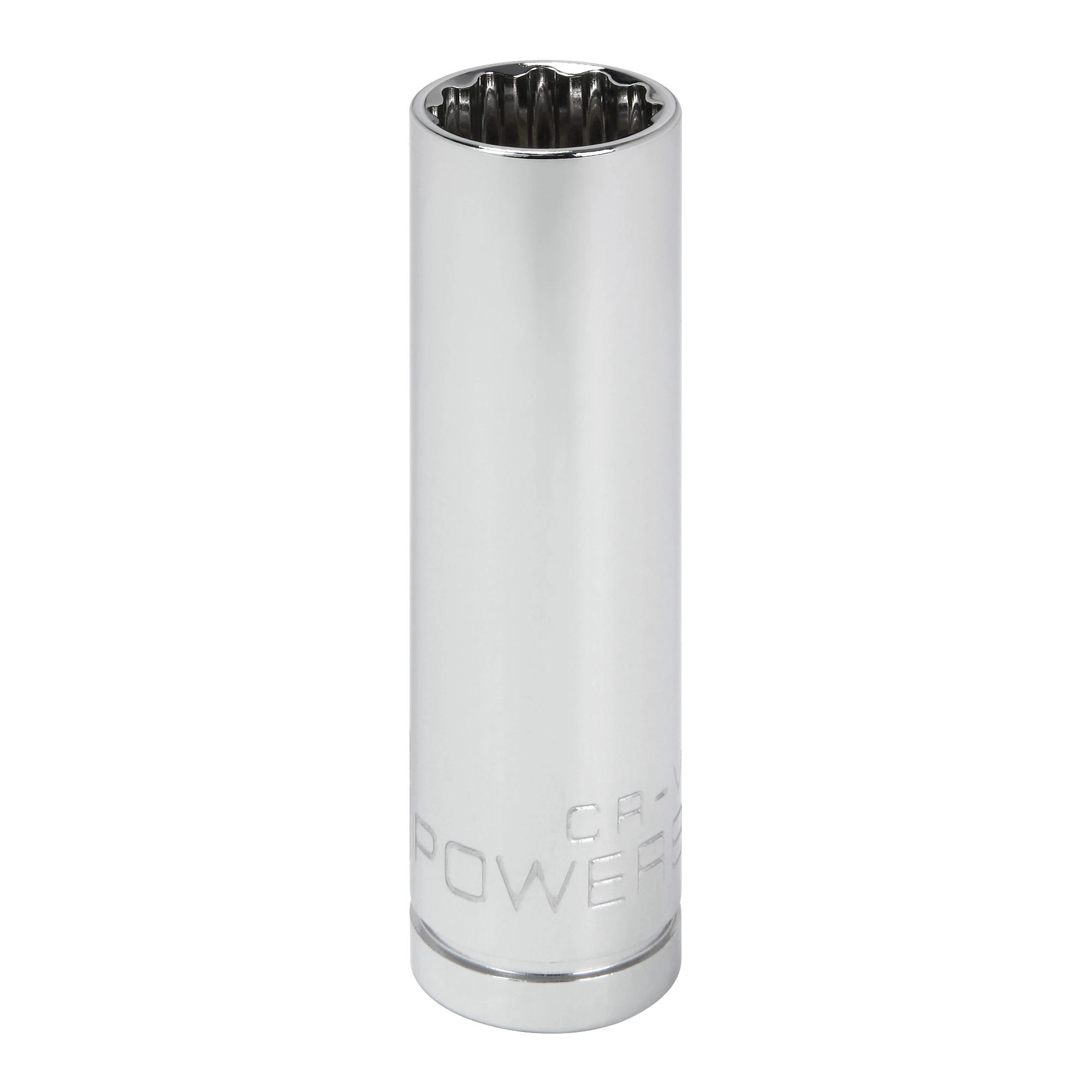 Powerbuilt 3/8 in. Drive x 1/2 in. 12 Point SAE Deep Socket - 940046 1 Powerbuilt 3/8 in. Drive x 1/2 in. 12 Point SAE Deep Socket - 940046