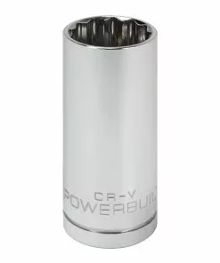 Powerbuilt 3/8 in. Drive x 13/16 in. 12 Point SAE Deep Socket - 940051