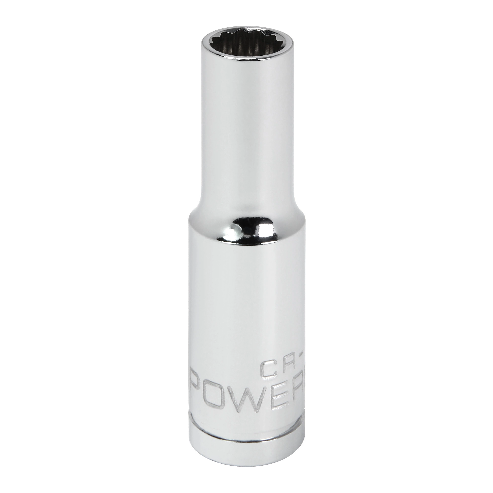 Powerbuilt 3/8 in. Drive x 9mm 12 Point Metric Deep Socket - 940059 1 Powerbuilt 3/8 in. Drive x 9mm 12 Point Metric Deep Socket - 940059