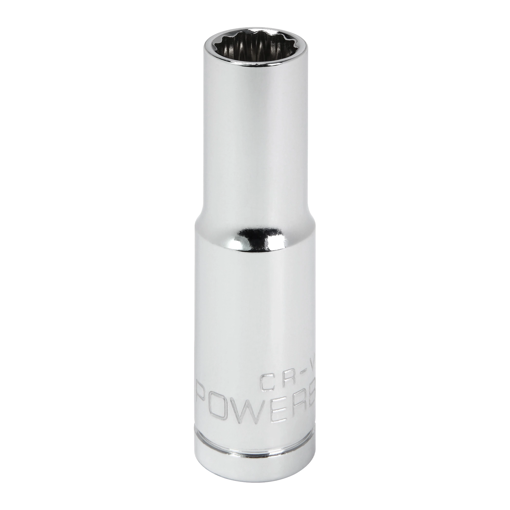 Powerbuilt 3/8 in. Drive x 10mm 12 Point Metric Deep Socket - 940060 1 Powerbuilt 3/8 in. Drive x 10mm 12 Point Metric Deep Socket - 940060