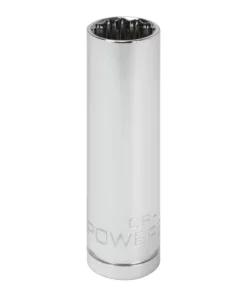 Powerbuilt 3/8 in. Drive x 13mm 12 Point Metric Deep Socket - 940063