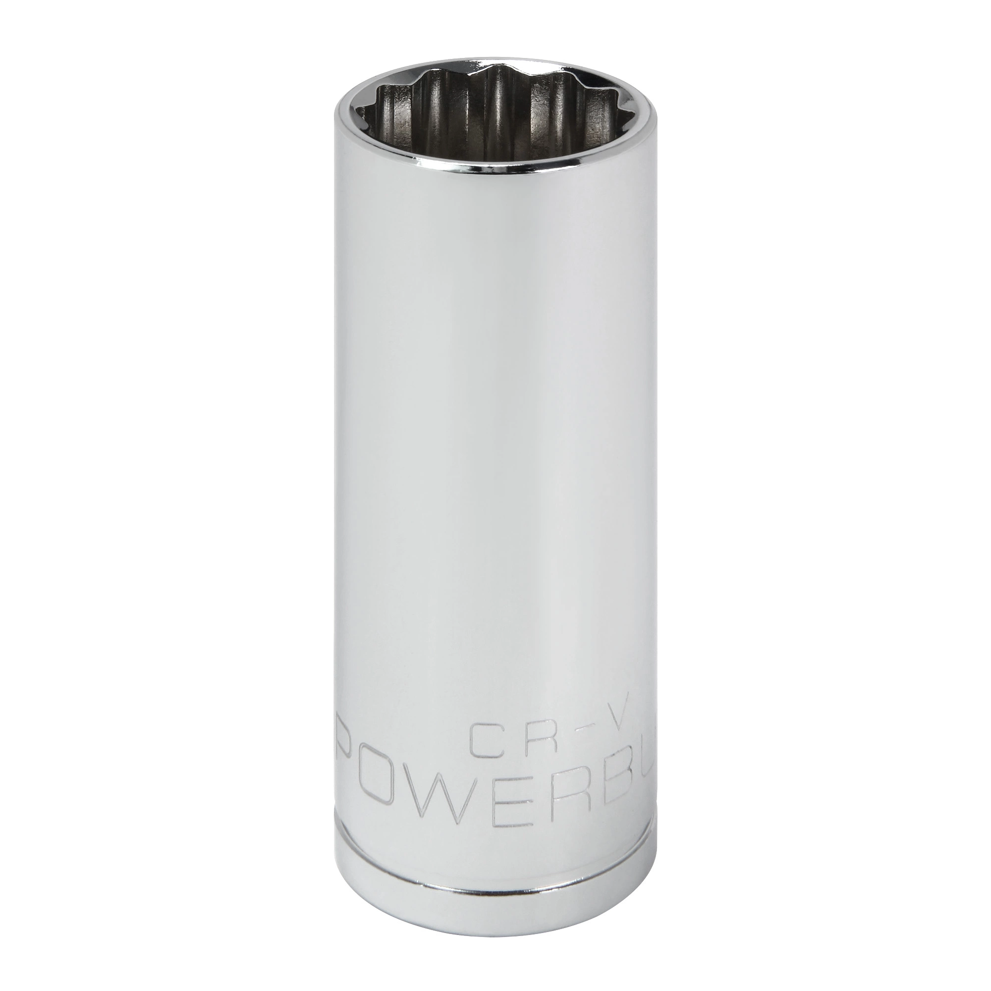 Powerbuilt 3/8 in. Drive x 18mm 12 Point Metric Deep Well Socket - 940068 1 Powerbuilt 3/8 in. Drive x 18mm 12 Point Metric Deep Well Socket - 940068