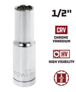 Powerbuilt 1/2 in. Drive x 1-1/2 in. 12 Point Socket - 940130 -Hot Sale Powerbuilt Shop 940130 1 2 02