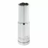 Powerbuilt 1/2 in. Drive x 9/16 in. 12 Point Deep Socket - 940131