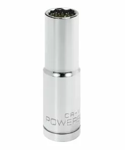 Powerbuilt 1/2 in. Drive x 9/16 in. 12 Point Deep Socket - 940131