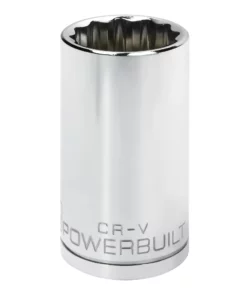 Powerbuilt 1/2 in. Drive x 1-1/4 in. 12 Point Deep Socket - 940142