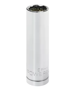 Powerbuilt 1/2 in. Drive x 16mm 12 Point Deep Socket - 940157