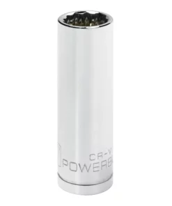 Powerbuilt 1/2 in. Drive x 17mm 12 Point Deep Socket - 940158