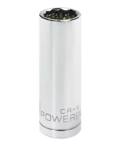 Powerbuilt 1/2 in. Drive x 19mm 12 Point Deep Socket - 940160