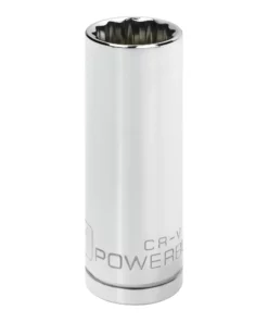 Powerbuilt 1/2 in. Drive x 21mm 12 Point Deep Socket - 940162