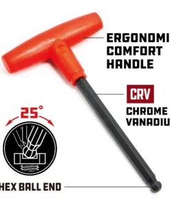 Powerbuilt 10 Piece Metric T-Handle Hex Key Wrench Set - 940202 -Hot Sale Powerbuilt Shop 940202 03