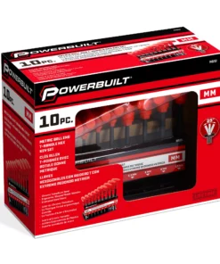 Powerbuilt 10 Piece Metric T-Handle Hex Key Wrench Set - 940202 -Hot Sale Powerbuilt Shop 940202 05