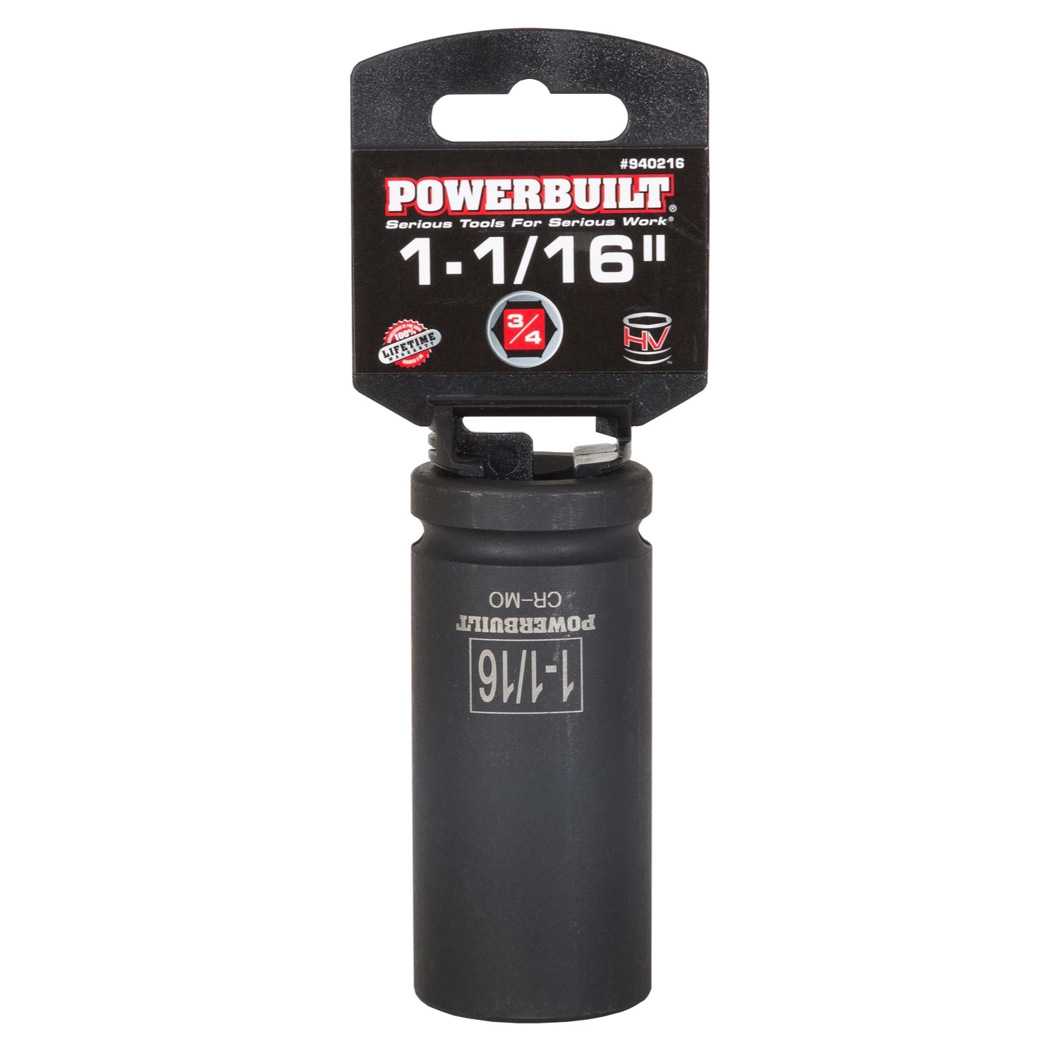 Powerbuilt 3/4" Dr. 1-1/16" Deep Impact Socket - 940216 3 Powerbuilt 3/4" Dr. 1-1/16" Deep Impact Socket - 940216 - Image 3