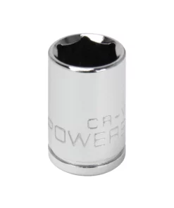 Powerbuilt 3/8 in. Drive x 1/2 in. 6 Point SAE Socket - 940527