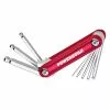 Powerbuilt 8 Pc. Metric Ball End Folding Hex Wrench Set, 1.5mm to 8mm