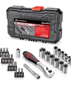 Powerbuilt 30 Pc. 1/4 in. Drive Metric Socket Set - 940836