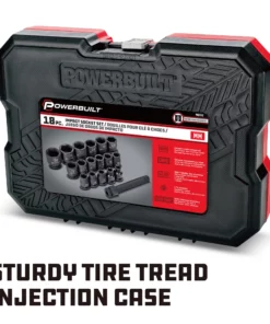 Powerbuilt 18 Piece 1/2 Inch Drive 6 Point Metric Impact Socket Set - 940838 9 Powerbuilt 18 Piece 1/2 Inch Drive 6 Point Metric Impact Socket Set - 940838 -Hot Sale Powerbuilt Shop 940838 04
