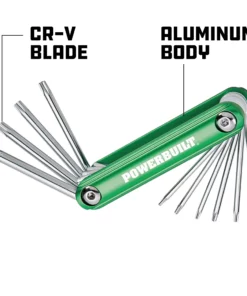 Powerbuilt 10 Piece Folding Star Key Wrench Set - 940954 -Hot Sale Powerbuilt Shop 940954 03