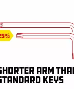 Powerbuilt 9 Piece Short Arm Tamper-Proof Torx Key Wrench Set - 941071 -Hot Sale Powerbuilt Shop 941071 04