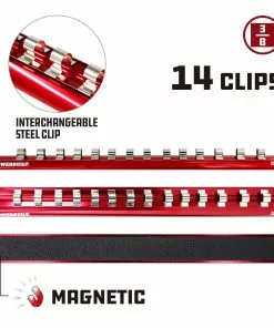 Powerbuilt 3/8 in. Drive Magnetic Aluminum Socket Holder - 941122 -Hot Sale Powerbuilt Shop 941122 03